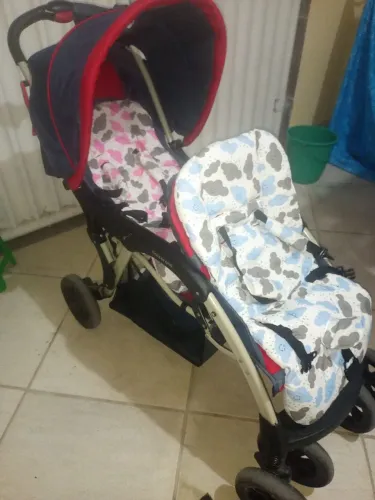Carrinho gêmeos bebê Galzerano