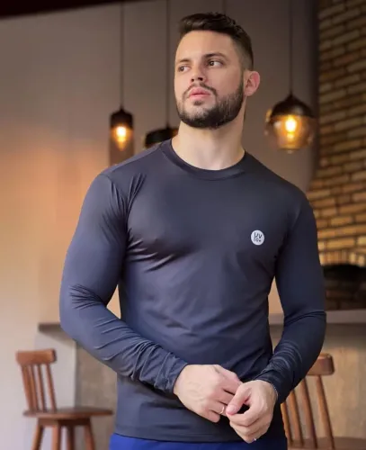Camisa de proteção uv masculina