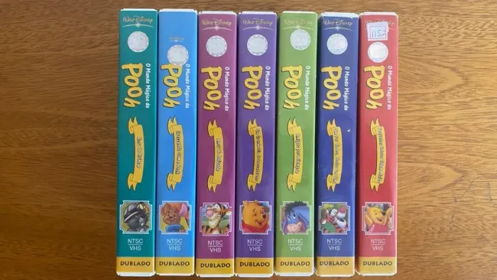 Lote VHS Ursinho Pooh: O Mundo Mágico de Pooh