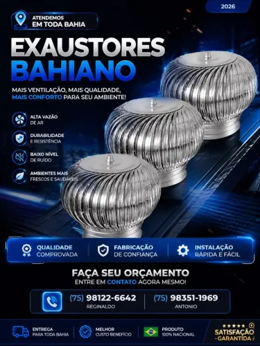Instalação e Manutenção de Exaustores Eólicos