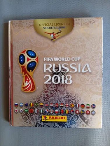 Álbum Capa Prata da Copa do Mundo 2018, completo