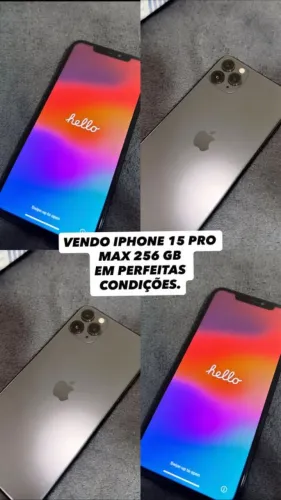 Vendo um iPhone 15 pro Max 