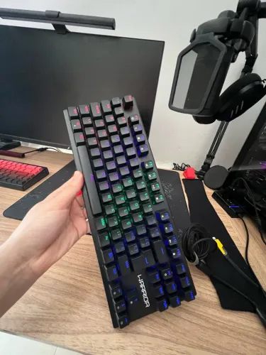Teclado Mecânico Warrior TC237 TKL RGB