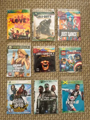 Pacote 10 jogos Xbox 360