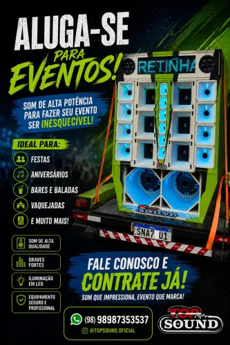 Aluga-se som para eventos