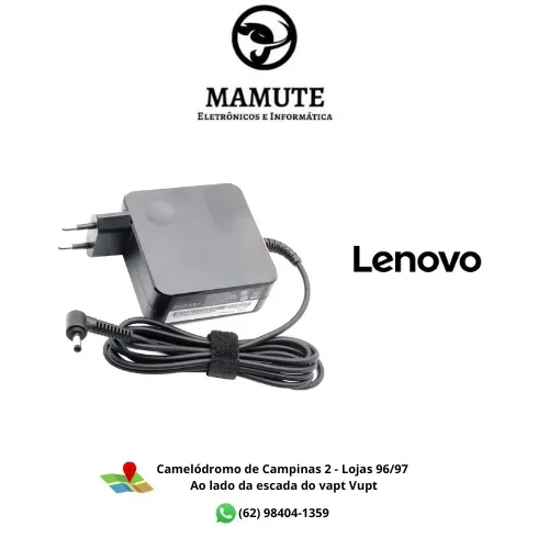 Fonte Carregador Notebook Lenovo Ultra Pino fino Ideapad 330s 20V
