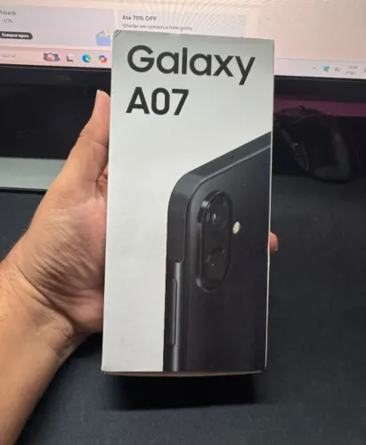 Samsung Galaxy A07 Preto - Novo Lacrado