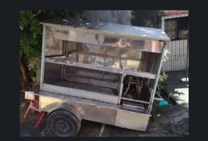 Carro de lanche com suporte pra engenho 