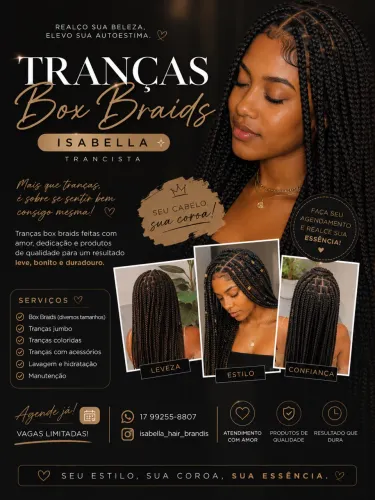MODELO PARA TRANÇAS