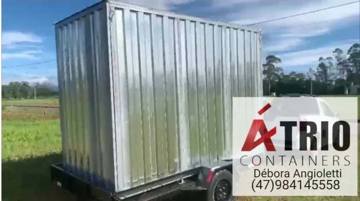 Container pronta entrega desmontável Aço Galvanizado 