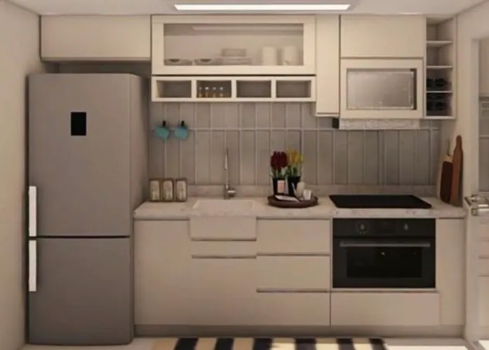 Armário de cozinha modulado 9 peças