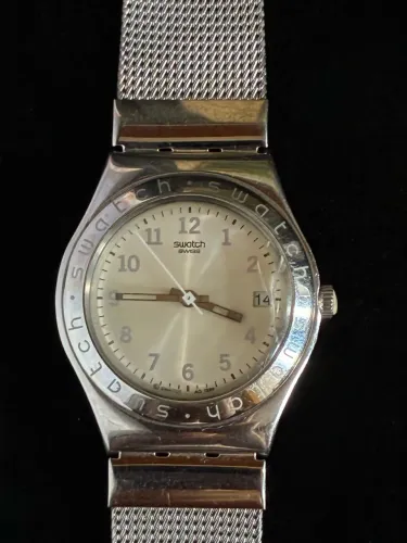 Relógio suíço vintage da linha Swatch Irony