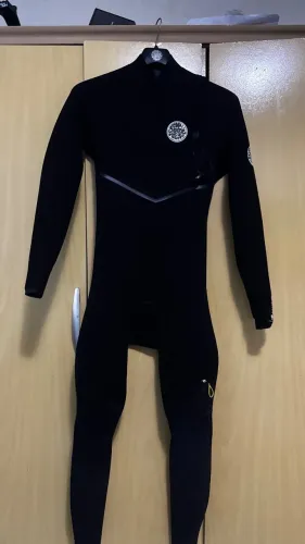 Long John Rip Curl E-Bomb 4/3 Zip Free Black