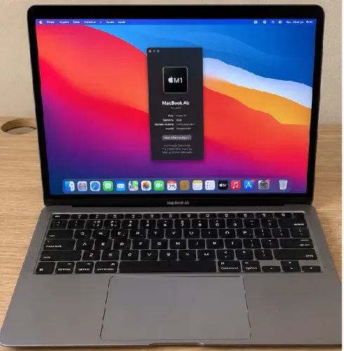 Apple MacBook Air M1 2020 13.3" GPU 7Core 256GB SSD 8GB RAM Cinza