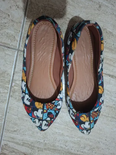 Sapatilha mickeu tam 38