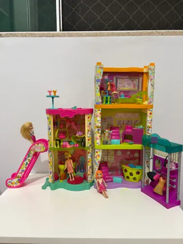 Shopping da Polly Pocket Original e com mais de 70 acessórios