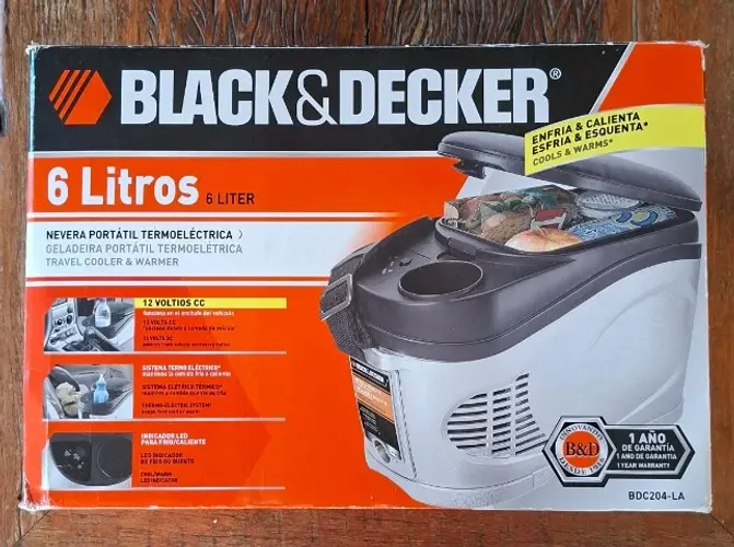 Geladeira portatil para carro Black Decker 6 litros 12V