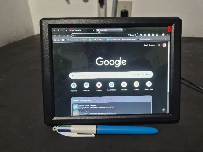 Mini monitor de 8 polegadas