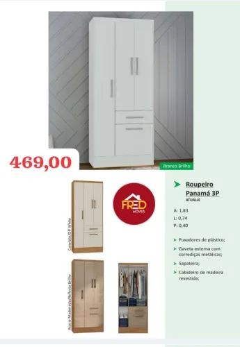 Guarda roupa mega oferta