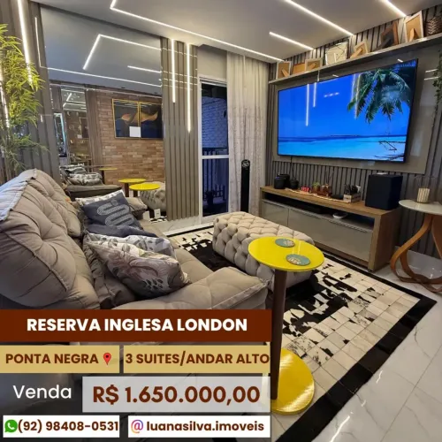 RESERVA INGLESA LONDON - Imóvel para venda com 3 quartos em Ponta Negra - Manaus - AM