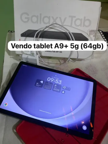 Vendo tablet A9+ 5g (64gb/4gb RAM) troco em celular(com caixa) com volta pra mim
