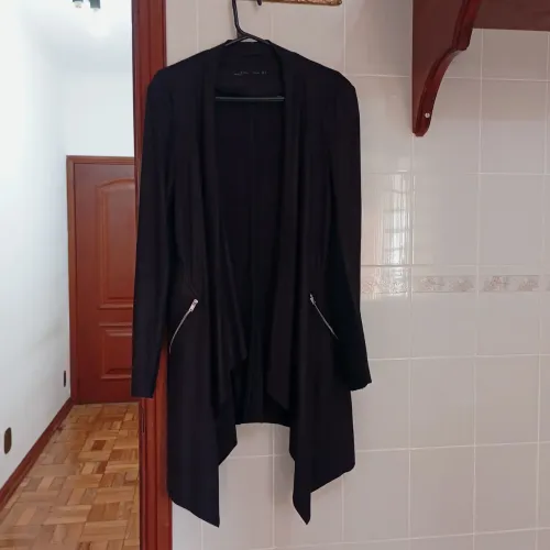 Casaco sobretudo Zara feminino preto tamanho p