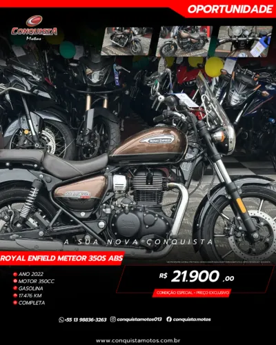 Meteor 350S ABS 2022 - Apenas 17.476Km