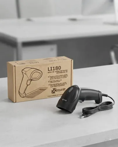 Leitor de códigos de barras LI180 Homebank 30