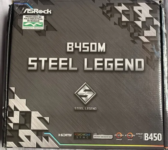 Kit b450m steel legend + ryzen 5 5600x