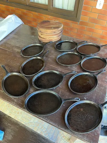 Kit frigideiras de ferro ( Panela Mineira)