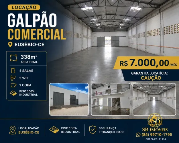 ALUGO GALPÃO EM EUSÉBIO CE
