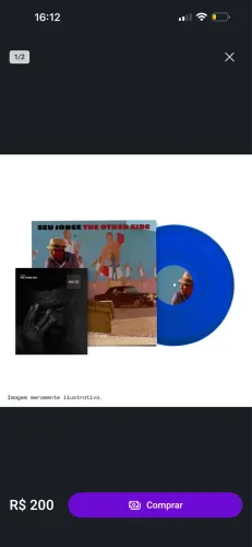 Lp - Seu Jorge - The Other Side - Noize