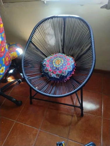 Cadeira de ferro para varanda