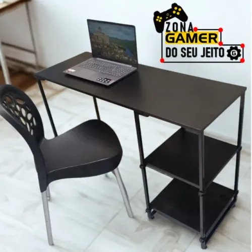 Mesa Multiuso NOVA Escrivaninha para Computador Notebook Estudo Birô Gamer de Estudo Birô