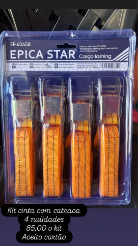 Kit cinta catraca com 4 unidades