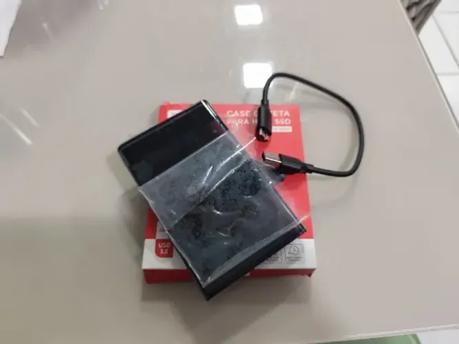 case para hd e ssd 2,5" tomate