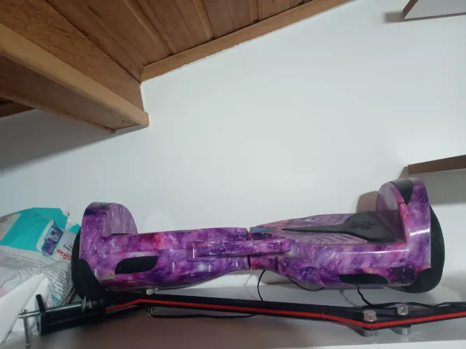 Hoverboard 6.5 Roxo Galáxia (Para Conserto ou Peças) - Carcaça Impecável