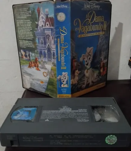 Vhs A Dama e o Vagabundo II ( capa detalhes , trailer min detalhe imagem Filme ok)