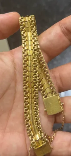 Pulseira de ouro 24g
