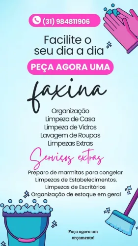Faxina/ diarista 