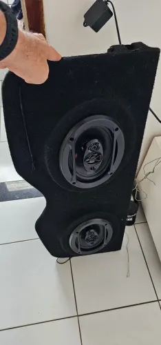 Tampa de mala (UP) com 2 Flats JBL 6x9 