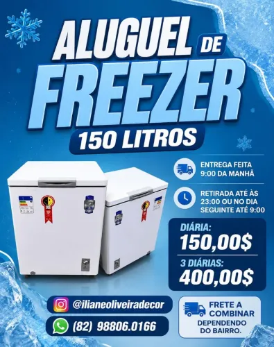 Aluguel de freezer