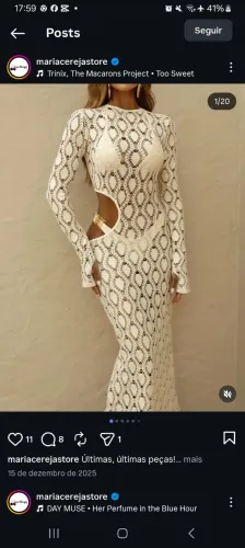 Vestido off White. A