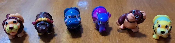 LOTE - KINDER OVO ANTIGO DE ANIMAIS VINTAGE COLECIONÁVEIS ORIGINAIS 1993