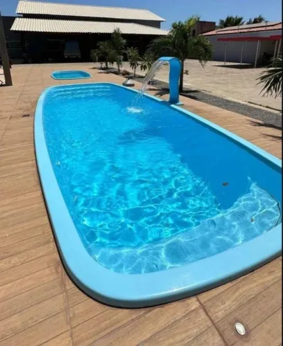 Piscina de 6 metros com instalação completa