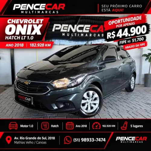 Chevrolet Onix Hatch LT 1.0 12V TB Flex Mec. 4P 2018
