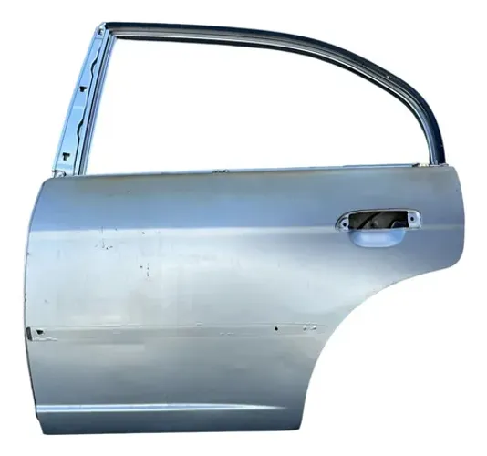 Porta Traseira Esquerda Honda Civic 2001 A 2006 Traseira Esquerda Prateado