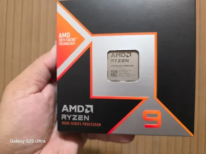 9900x3d Novo na caixa com nota fiscal