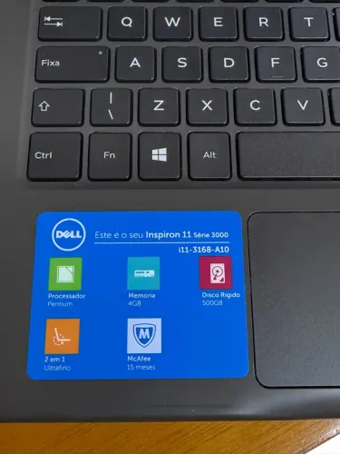 Notebook Dell inspirou 11 série 3000 ( para peças) 