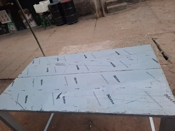 Mesa inox reforçada 